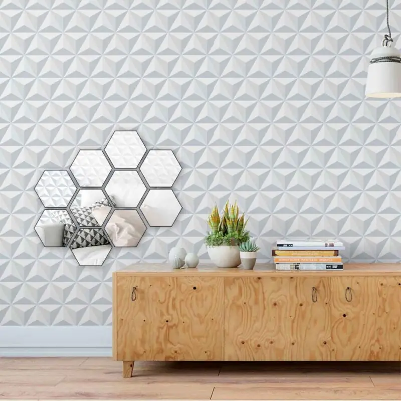 Espelho Decorativo Hexagonos 10 Peças - Image 2