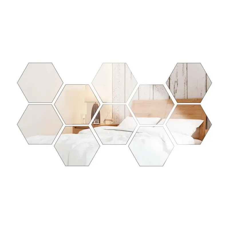 Espelho Decorativo Hexagonos 10 Peças - Image 4