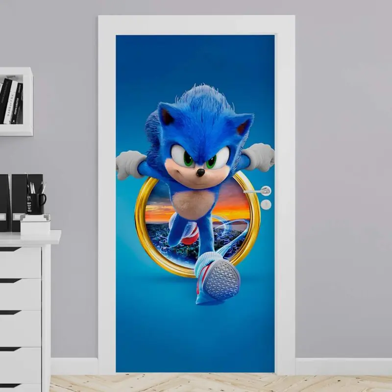 Adesivo para porta Sonic