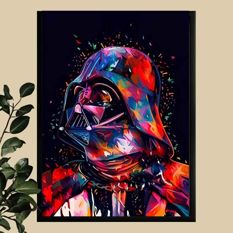 Quadro Decorativo Darth Vader Pop Art