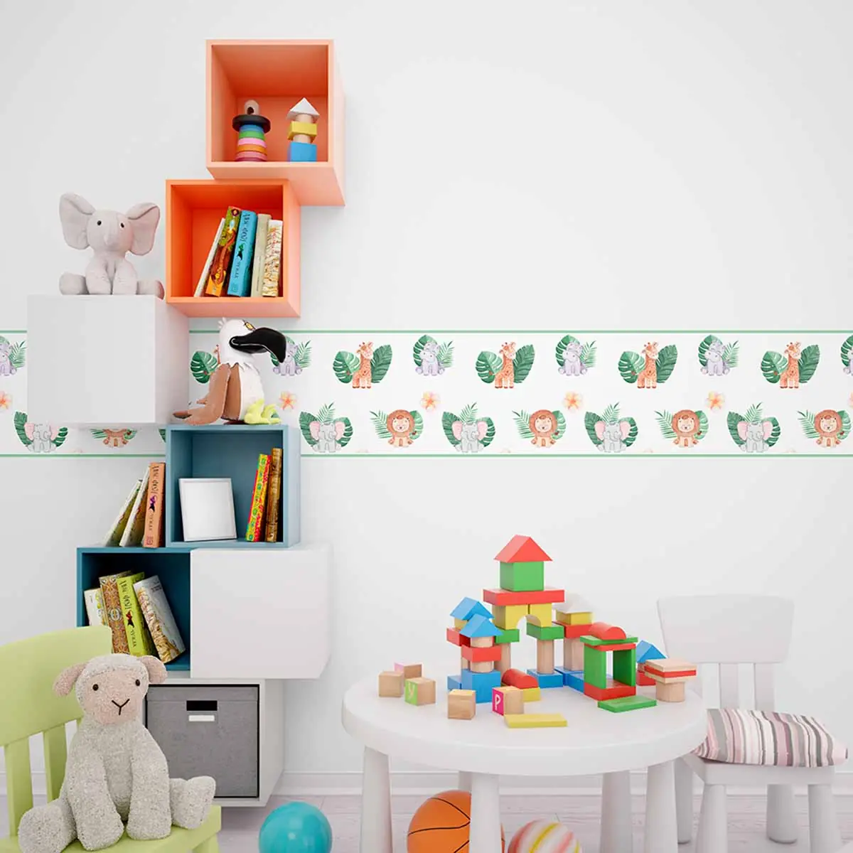 Faixa decorativa Safari com Folhas - Image 4