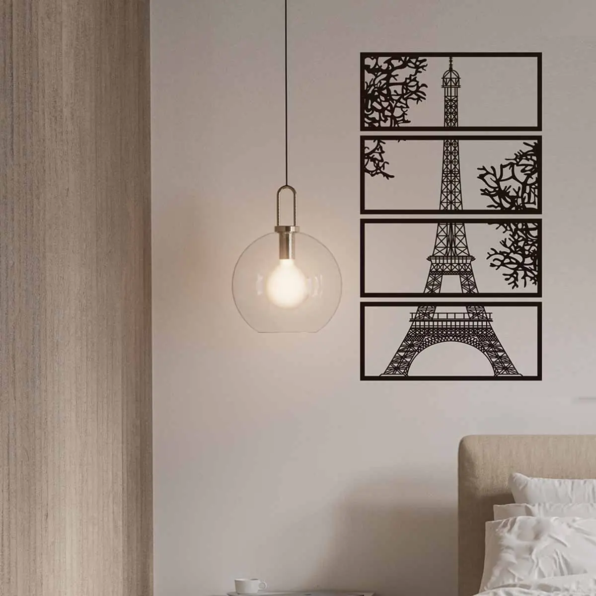 Placa decorativa Quadros Torre Eiffel - Image 3