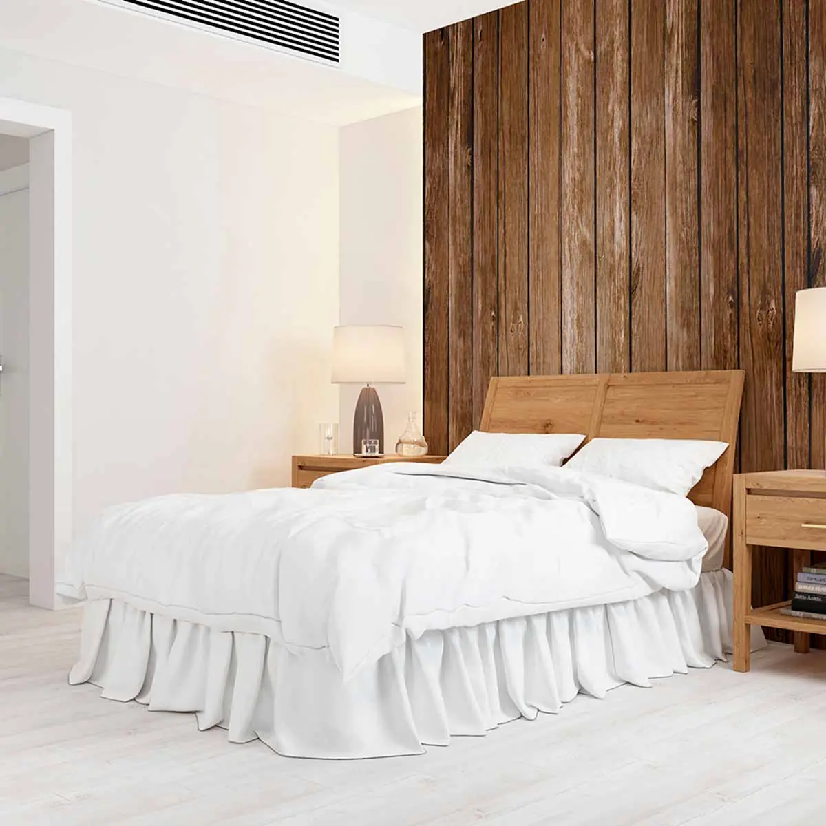 Papel de Parede Madeira Ripada Escura - Image 2