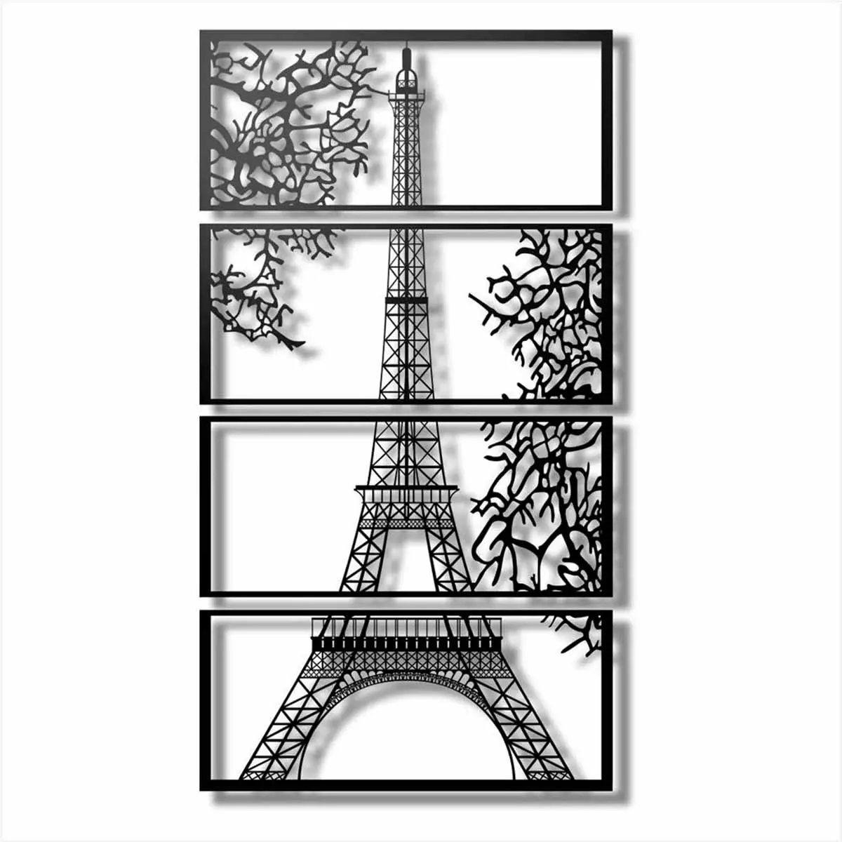 Placa decorativa Quadros Torre Eiffel - Image 2