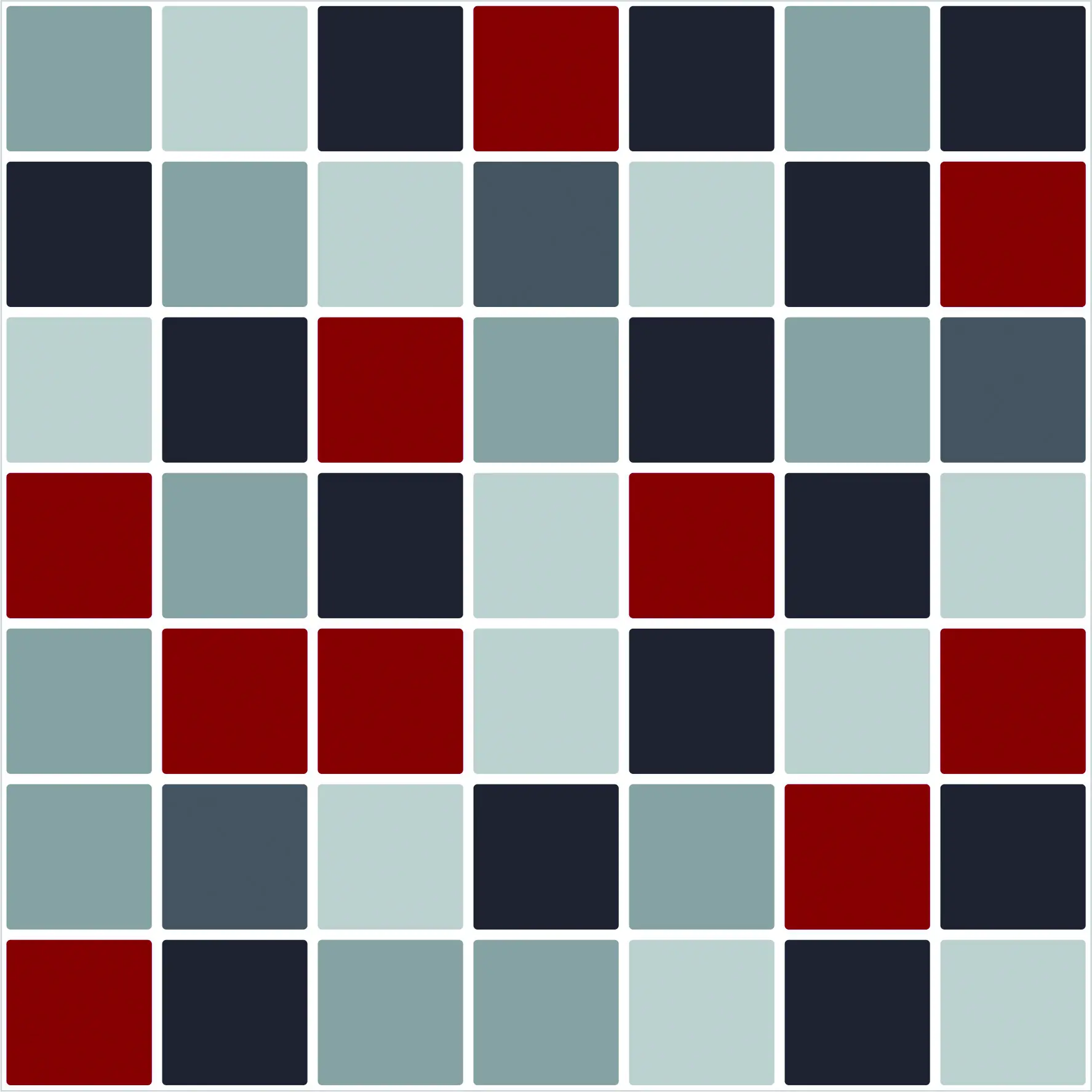 Kit 24 Adesivos Pastilha 15×15cm para Cozinha Lavável - Vermelho - Image 2