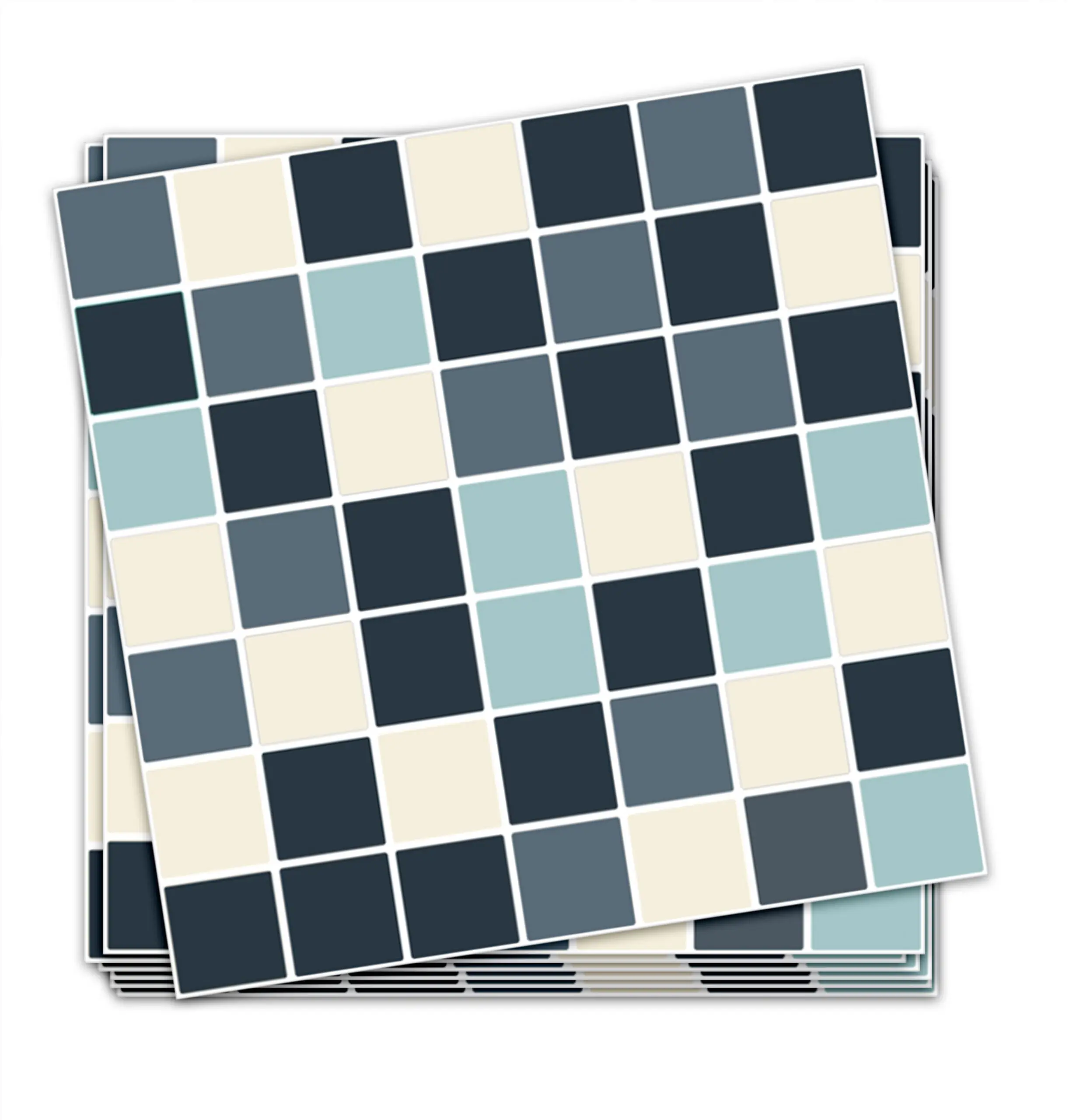 Kit 24 Adesivos Pastilha 15×15cm para Cozinha Lavável - Marítimo - Image 3