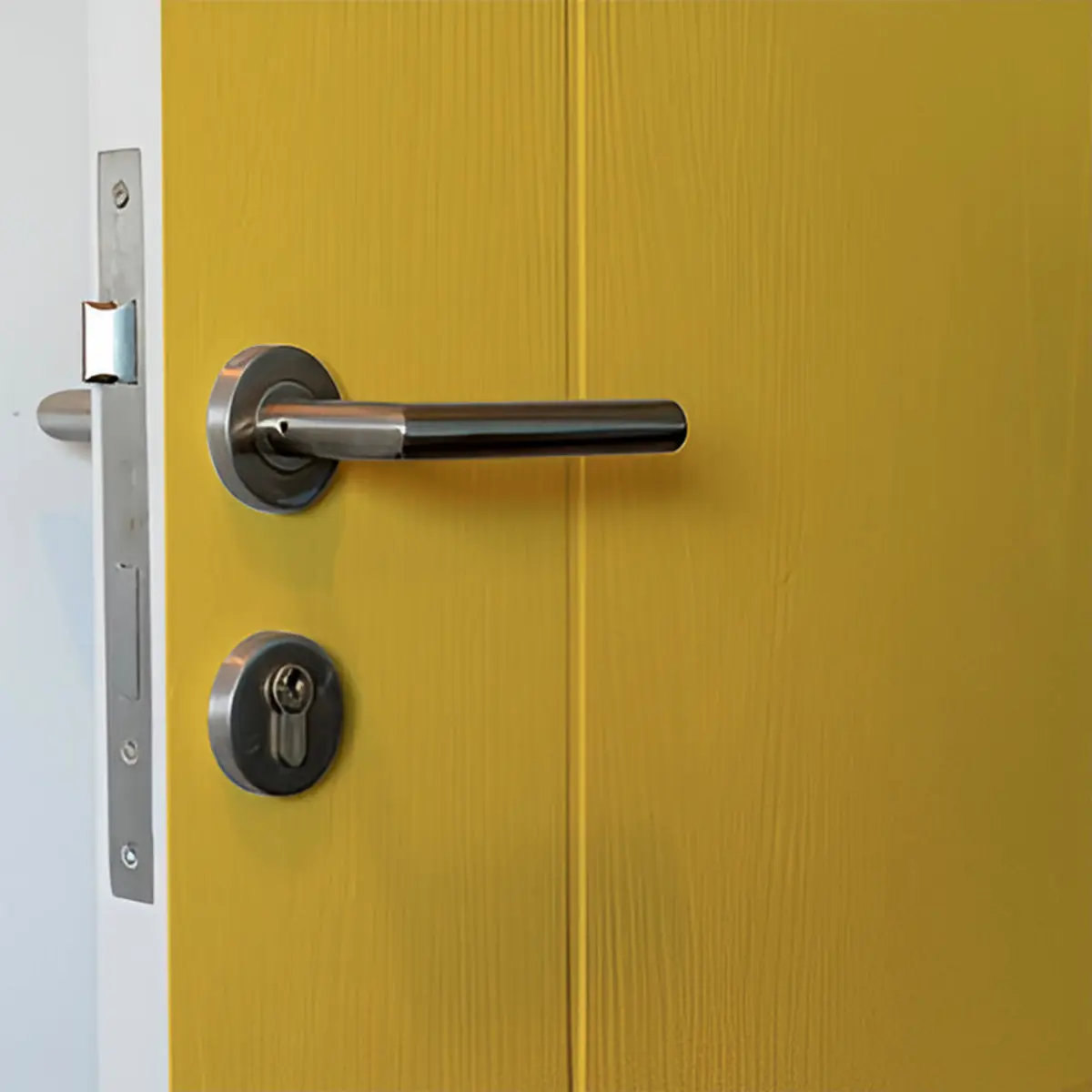 Adesivo para porta Amarelo Mostarda Fosco - Image 2