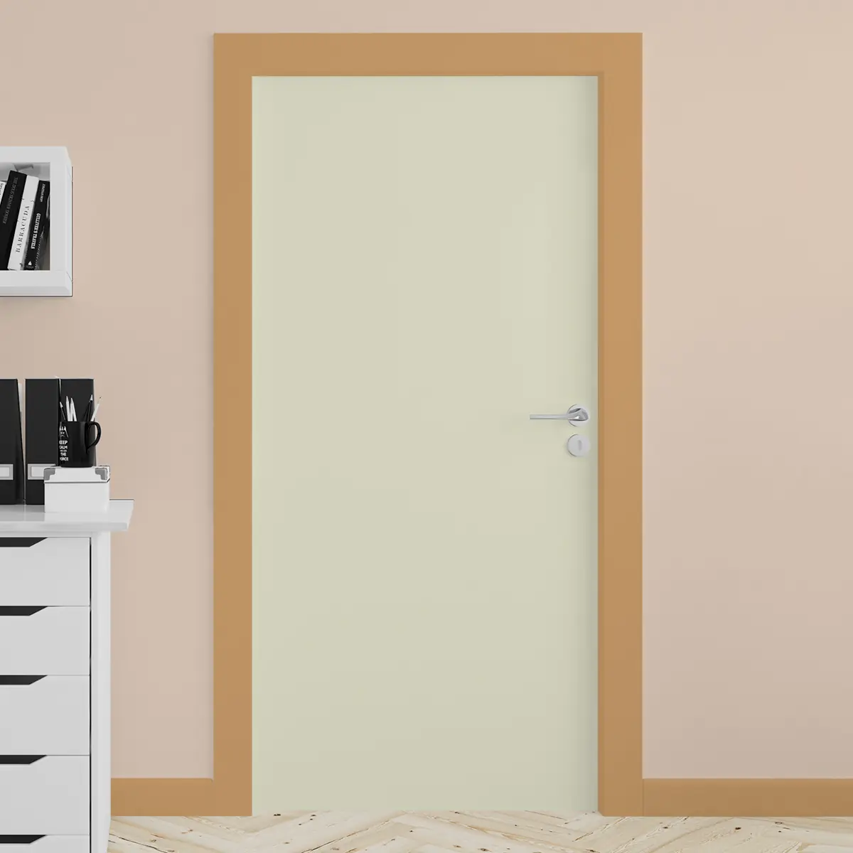 Adesivo para porta Amarelo Areia Fosco - Image 4