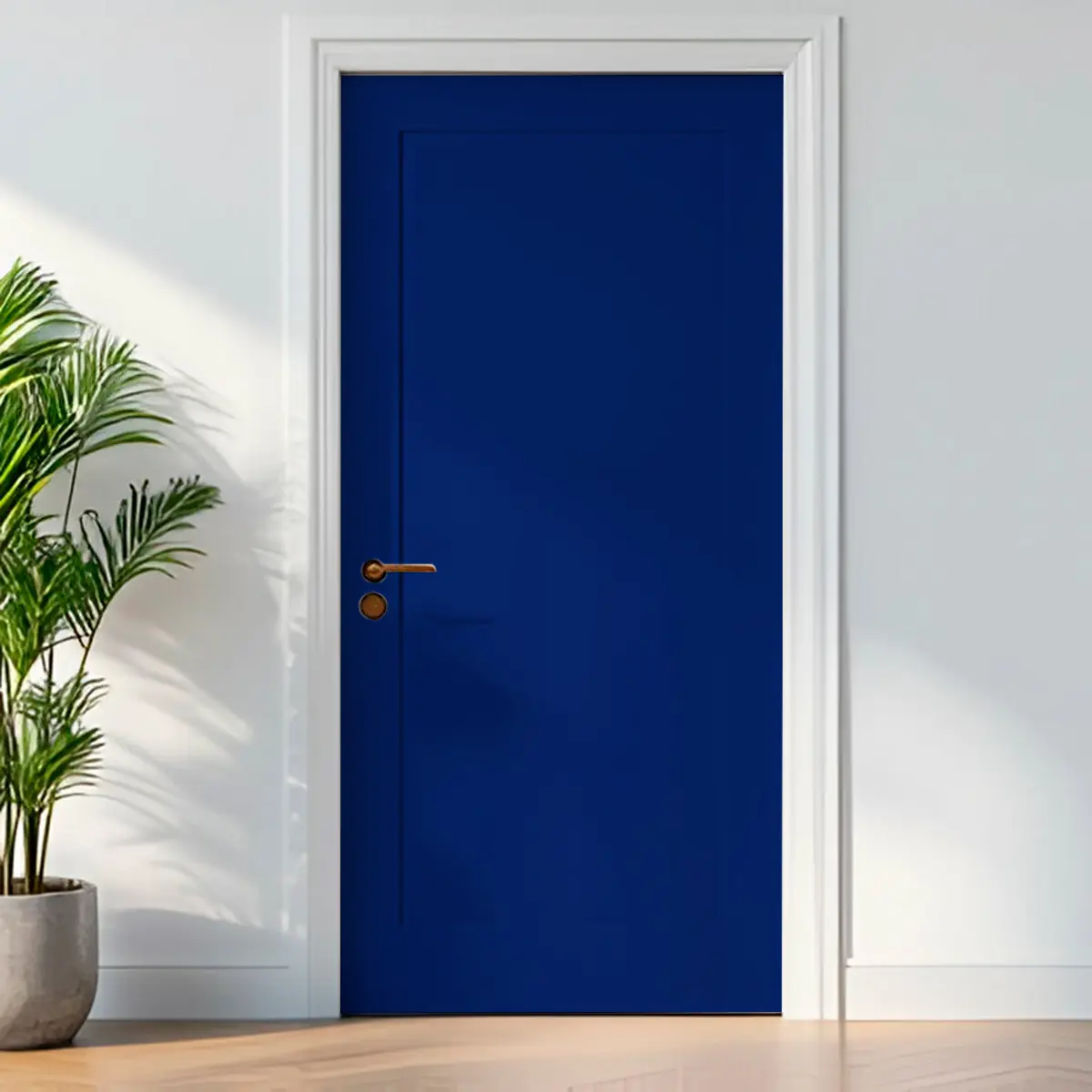 Adesivo para porta Azul Marinho Fosco