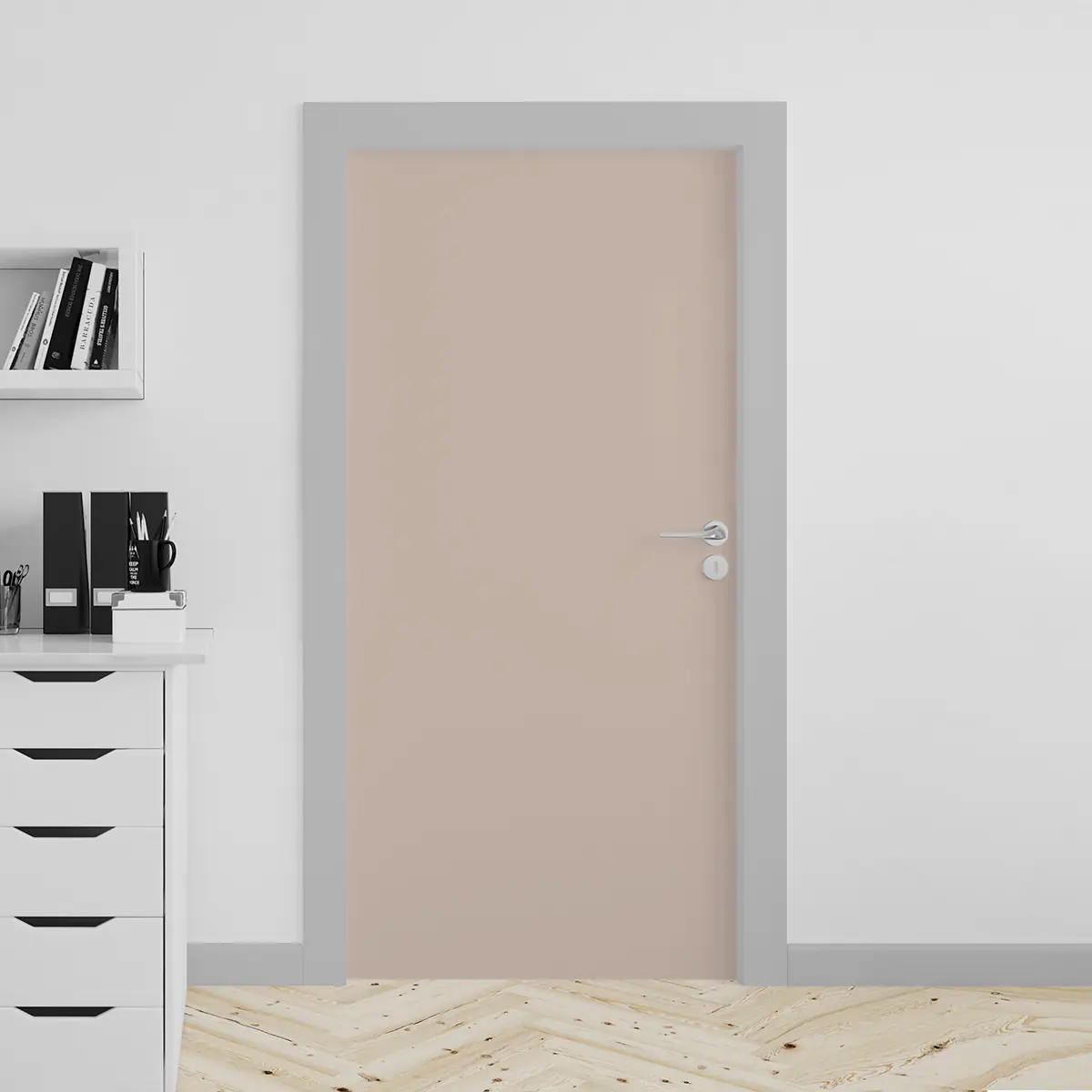 Adesivo para porta Bege Bétula Fosco - Image 4