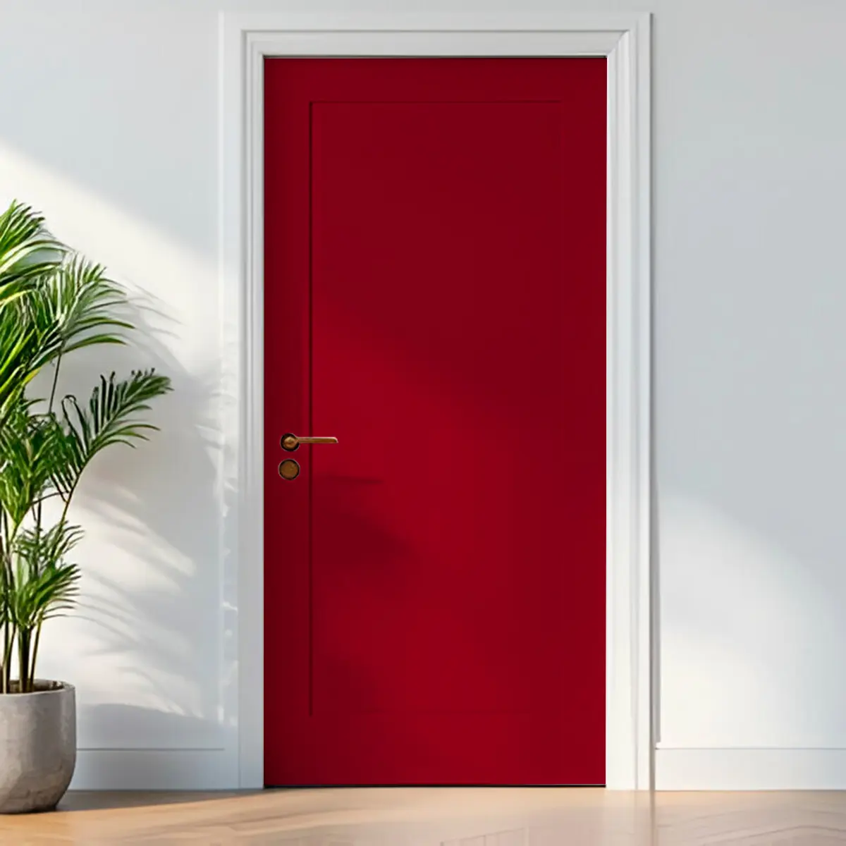 Adesivo para porta Vermelho vinho/ Bordô Fosco