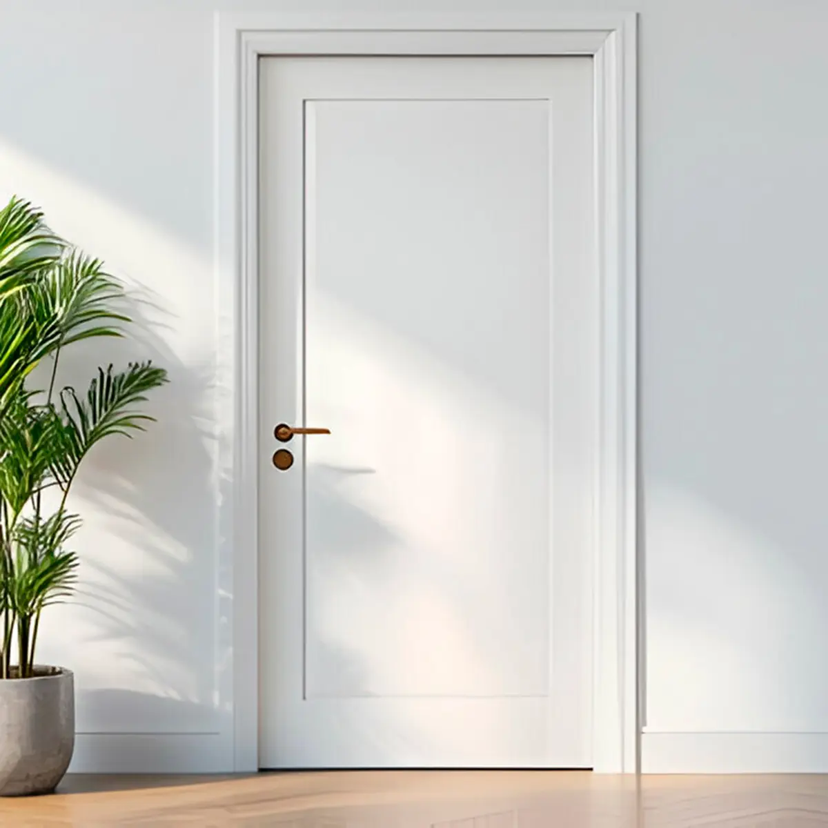 Adesivo para porta Branco Fosco