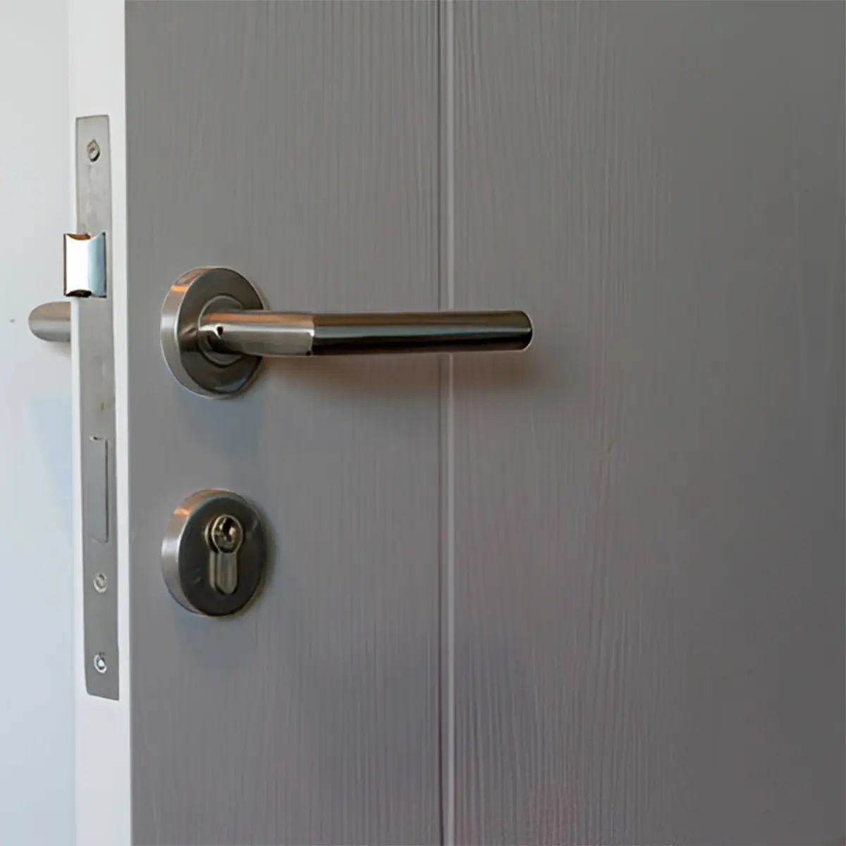 Adesivo para porta Cinza Claro Fosco - Image 2