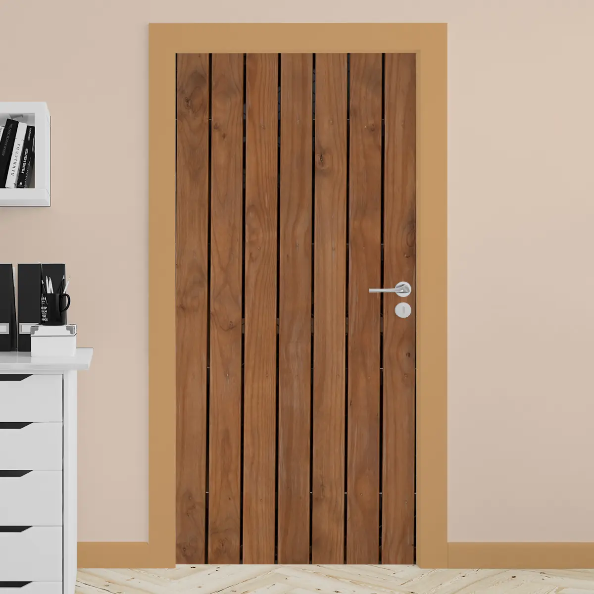 Adesivo para Porta Madeira Ripada 02 - Image 4