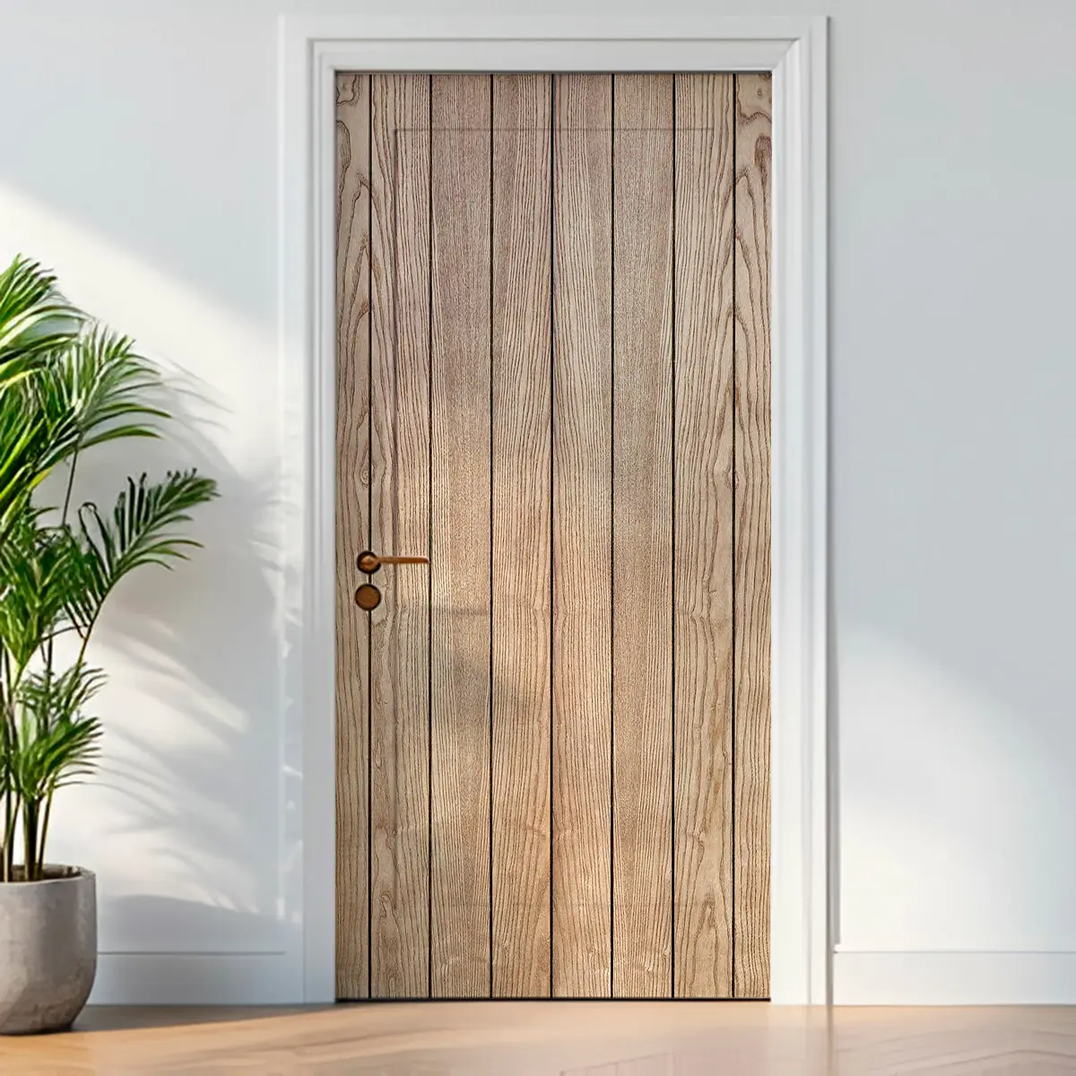 Adesivo para Porta Madeira Ripada 03