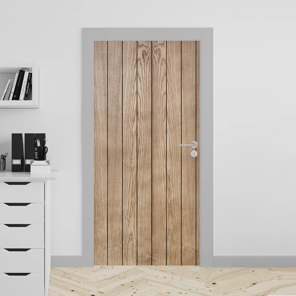 Adesivo para Porta Madeira Ripada 03 - Image 4