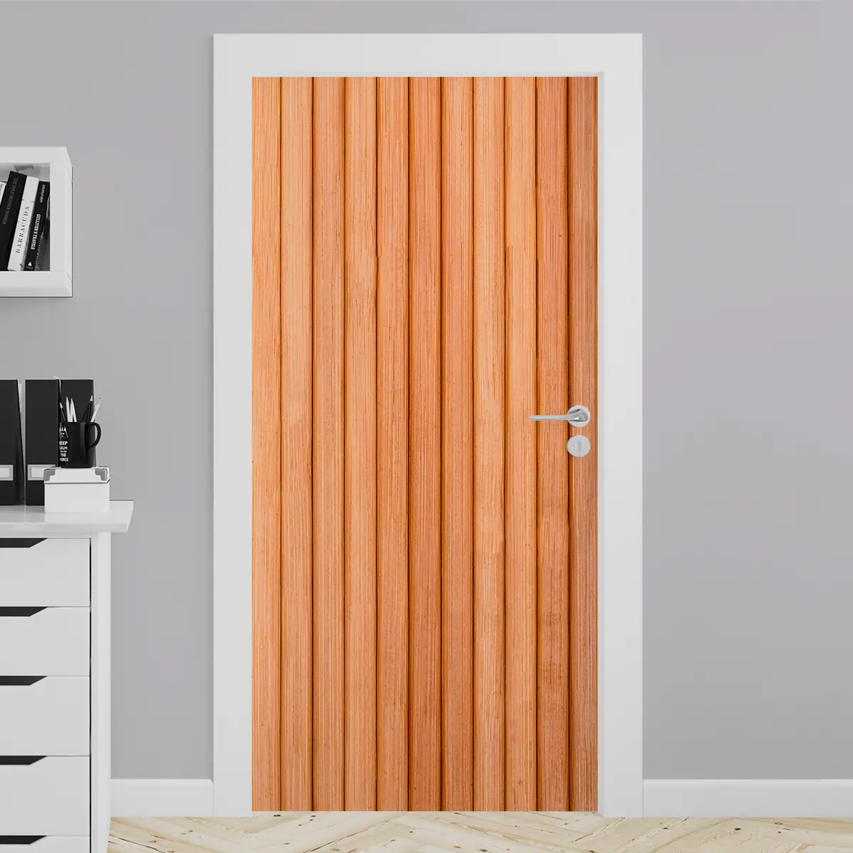 Adesivo para Porta Madeira Ripada 01 - Image 4