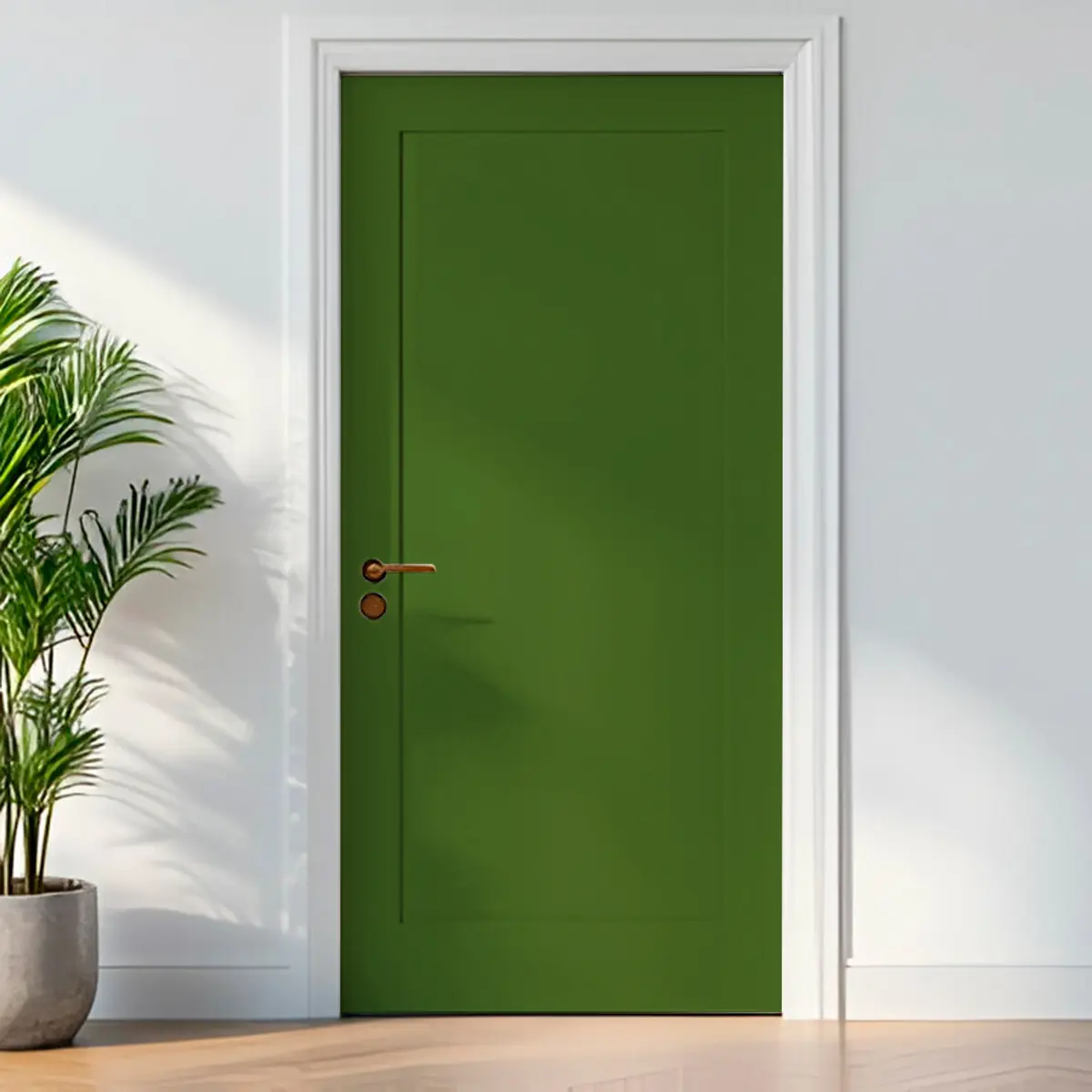 Adesivo para porta Verde Oliva Fosco